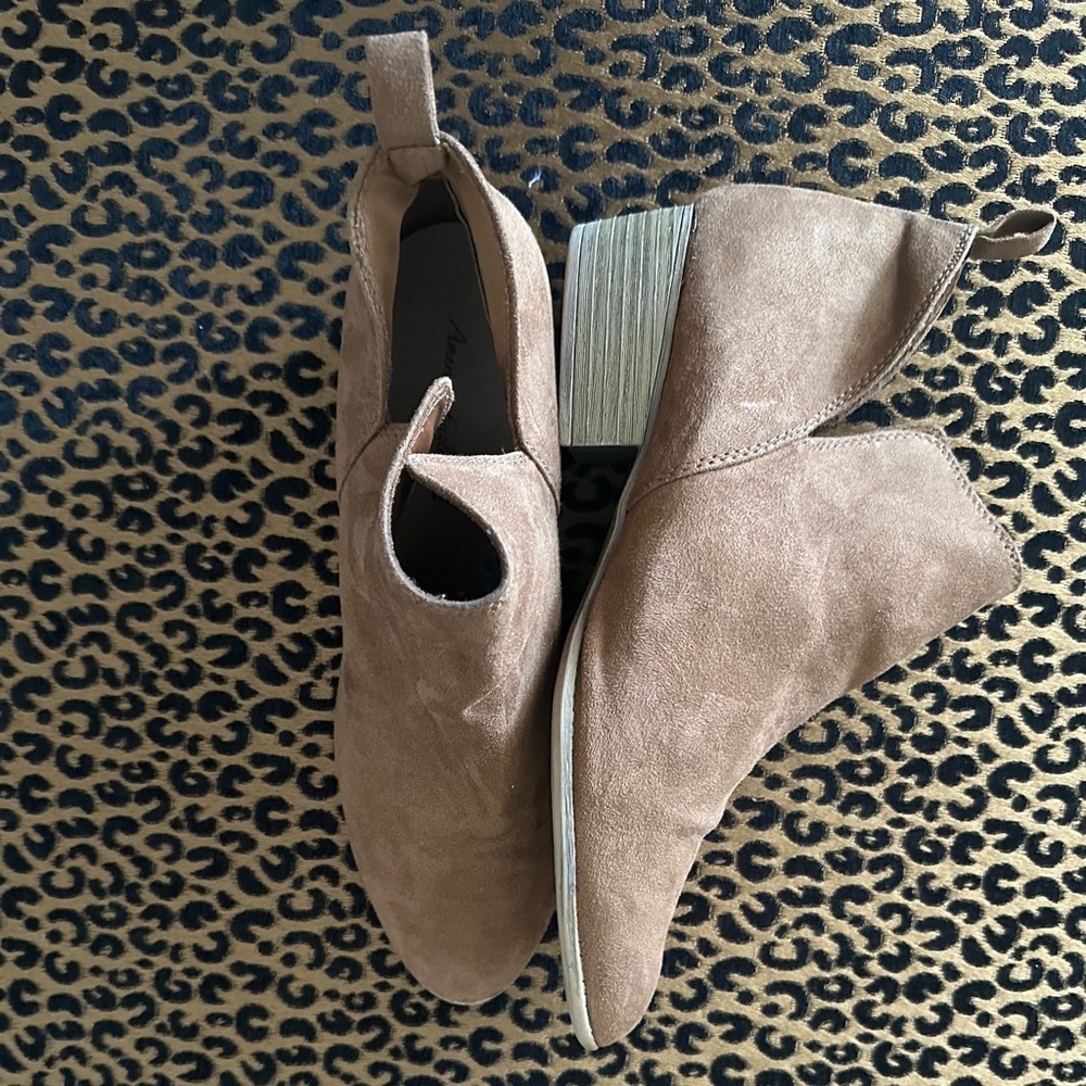 Brown booties